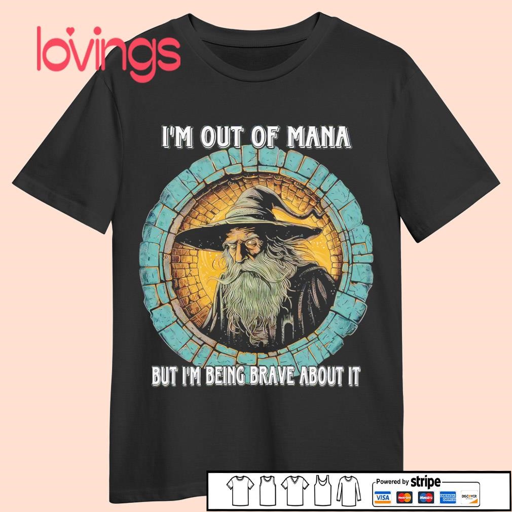 Wizard casting spell I’m out of mana but I’m being brave about it