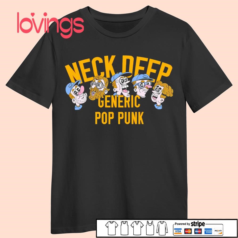 ス*ー様 Neck Deep GENRIC POP PUNK Tシャツ XXL Neck Deep Generic Pop Punk Shirt, hoodie, longsleeve