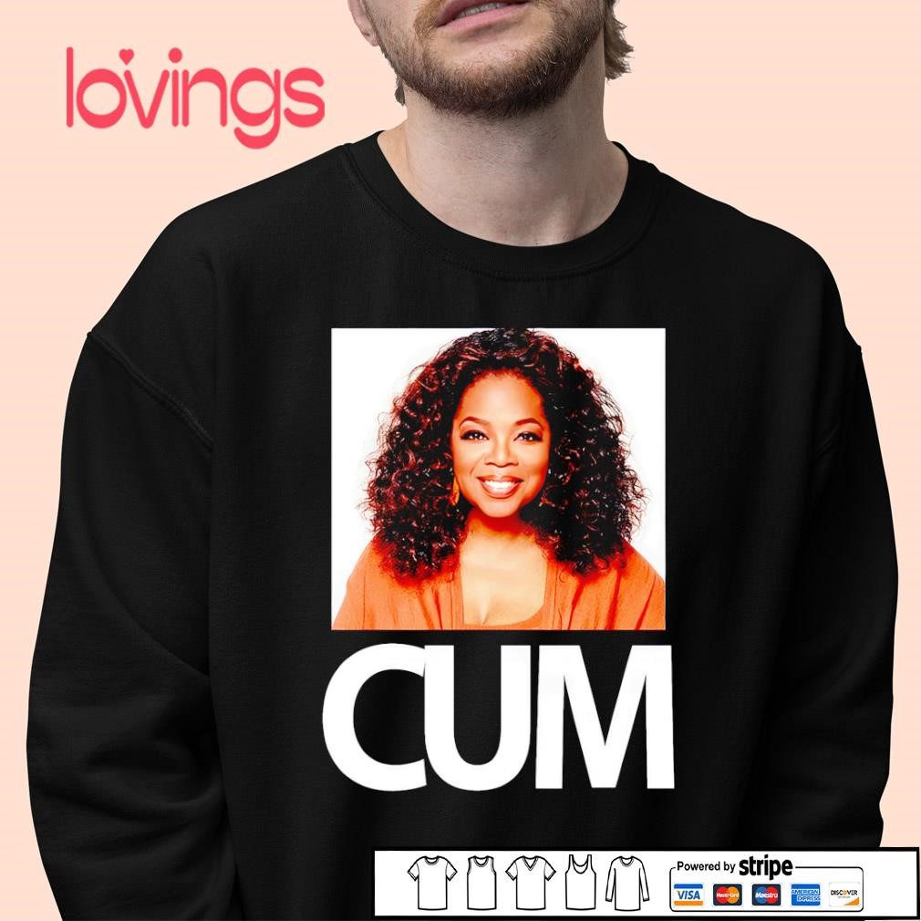 Oprah Winfrey cum portrait shirt, hoodie and sweater