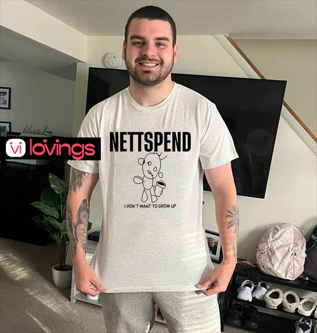 Nettspend I don't want to grow up shirt, merch, gear & apparel