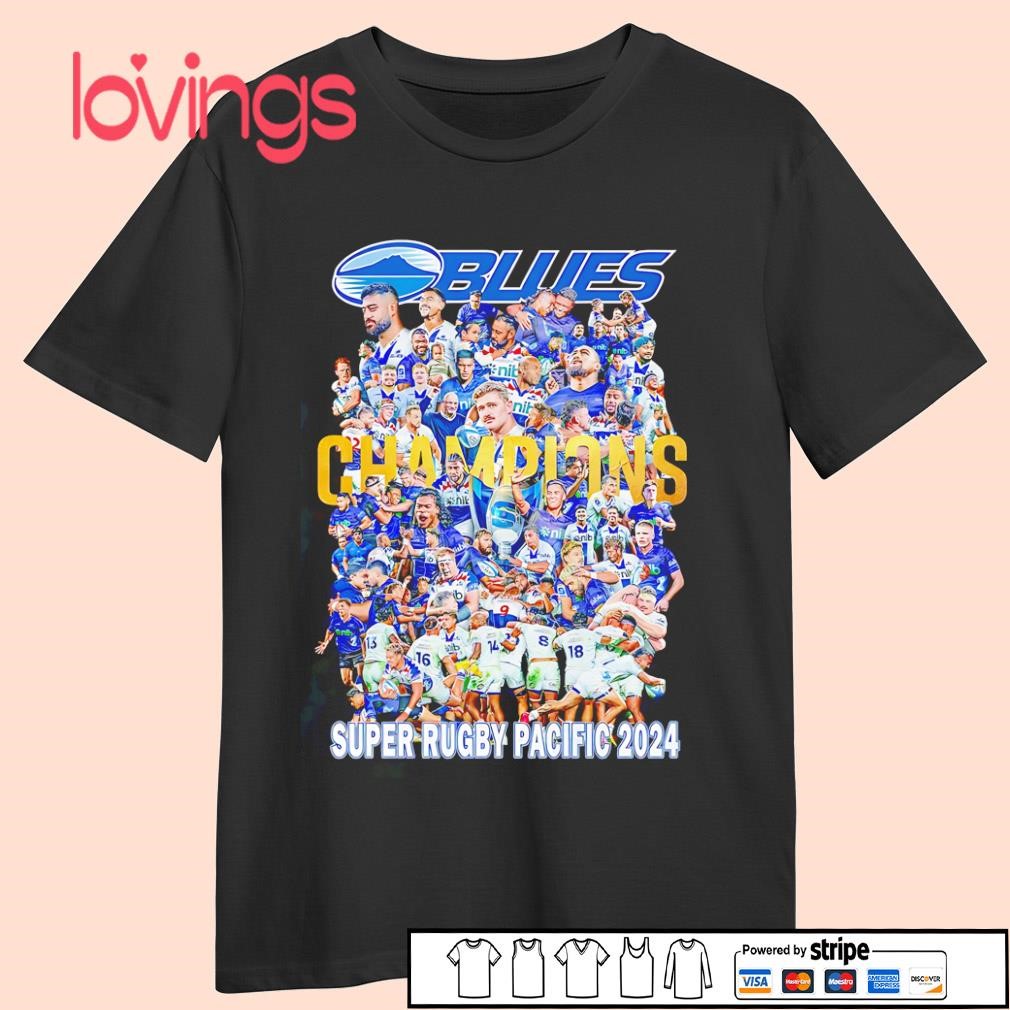 The Blues Super Rugby Pacific 2024 Champions shirt, merch, gear