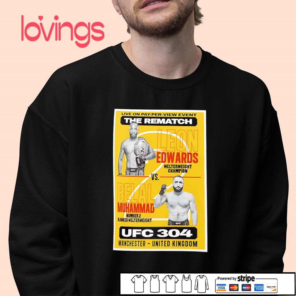 Man Utd Pay Per View Leon Edwards Vs Belal Muhammad UFC