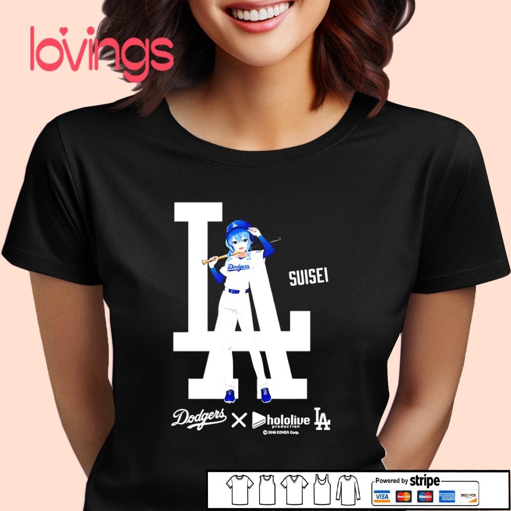 Los Angeles Dodgers Hololive Night Suisei shirt, merch, gear & apparel