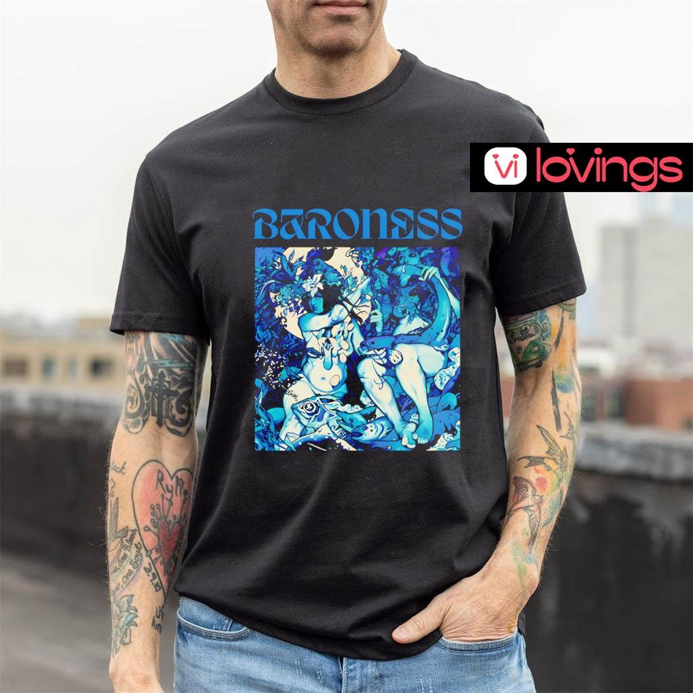 Baroness blue record shirt, merch, gear \u0026 apparel, image size:1010x1010