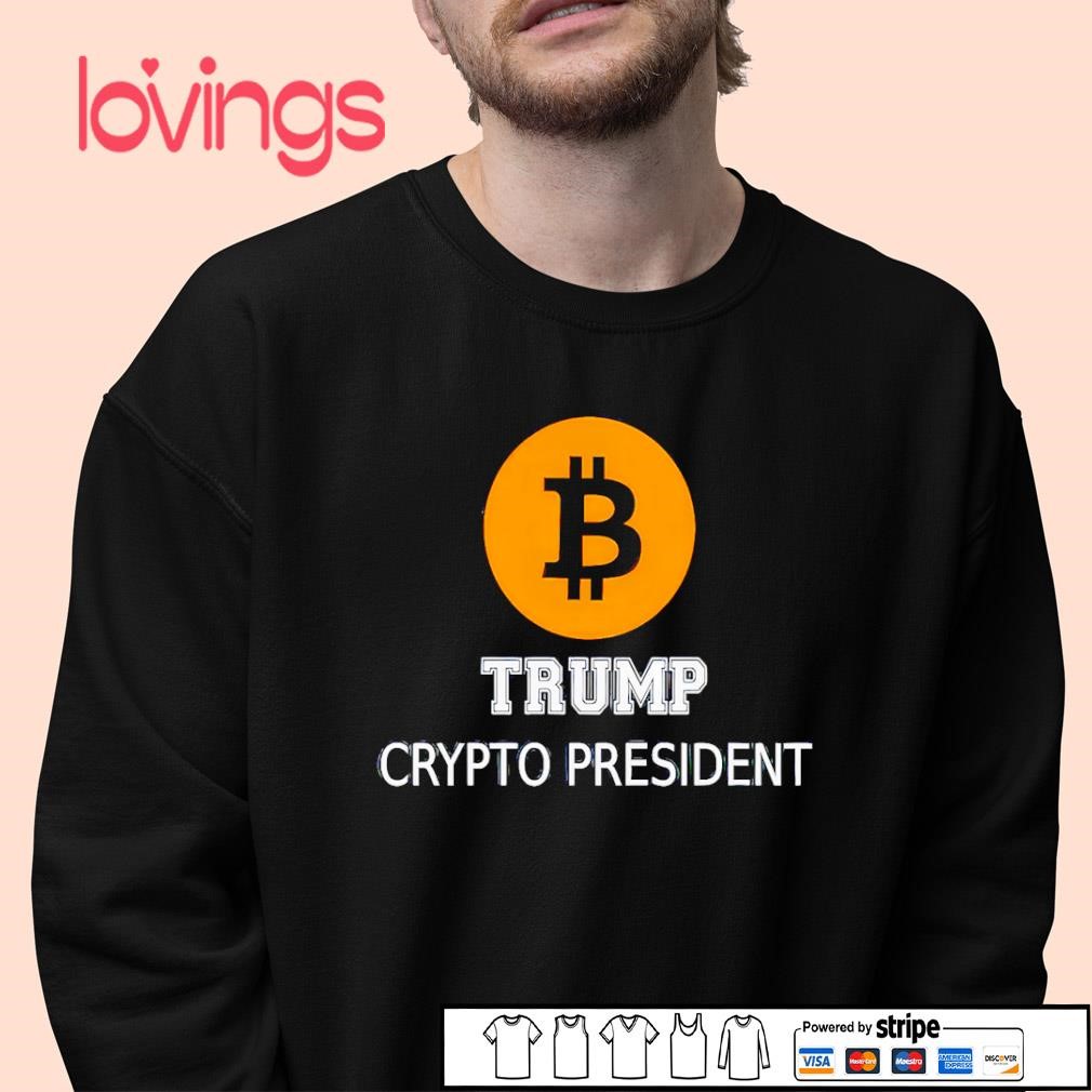 Trump Crypto President Bitcoin shirt, merch, gear & apparel