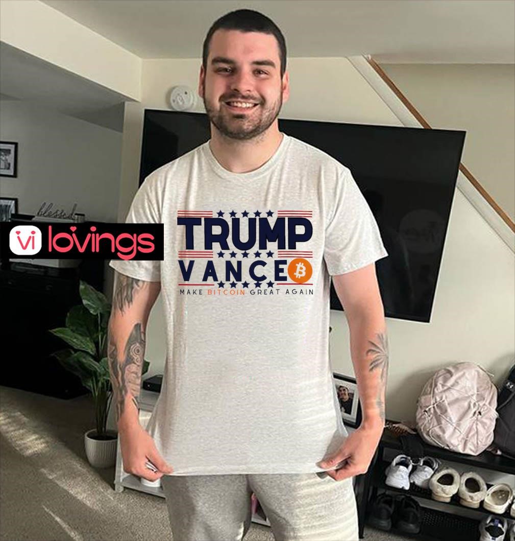 Trump Vance make Bitcoin great again 2024 shirt, merch, gear & apparel