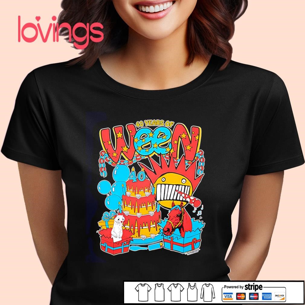 Ween 40th Anniversary Tour shirt, merch, gear & apparel