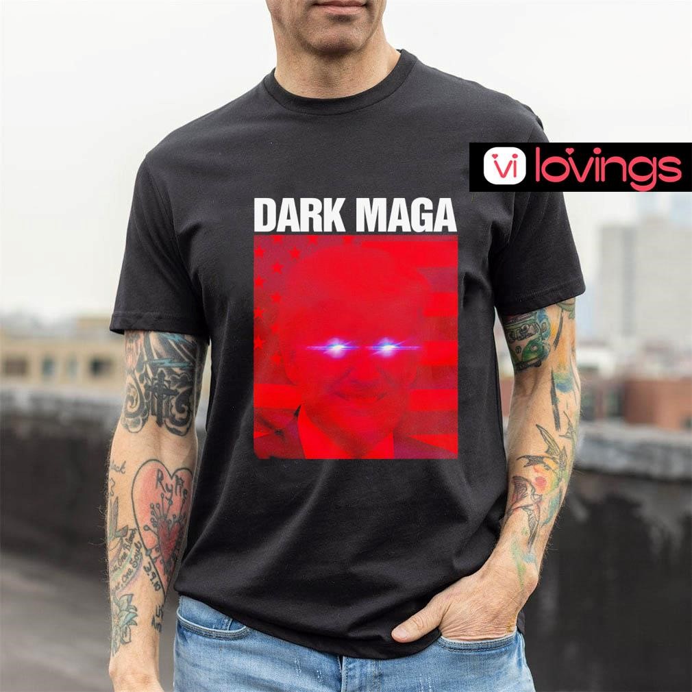 Dark Maga Trump laser eyes shirt, merch, gear & apparel