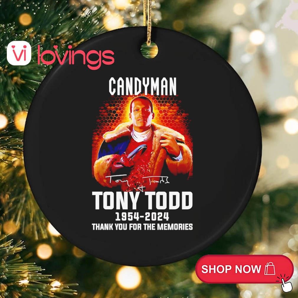 Candyman Tony Todd 1954 2024 thank you for the memories ornament, merch,  gear \u0026 apparel, image size:1010x1010