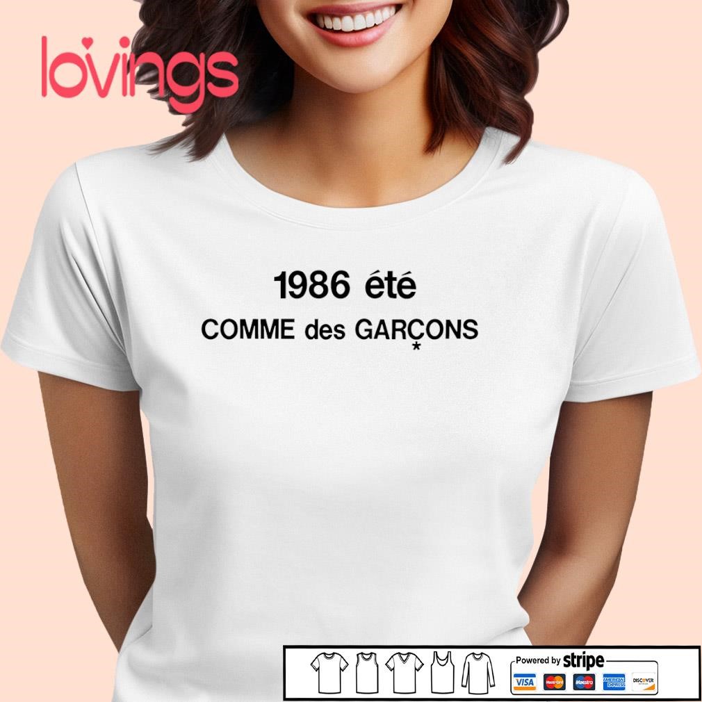 COMME des GARÇONS 1986 été Tシャツsサイズ