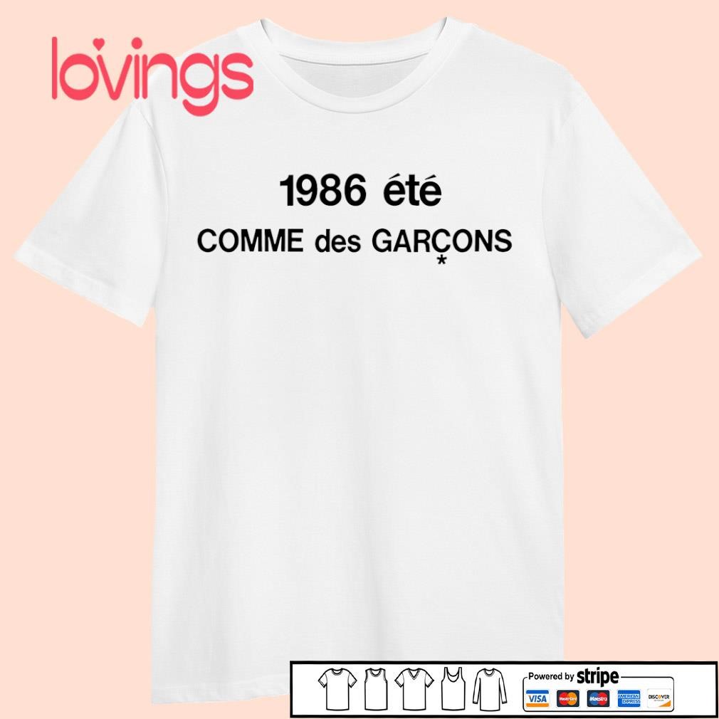 COMME des GARÇONS 1986eteTシャツ A CDG Grail Lives On as a Brilliantly Simple Graphic Tee