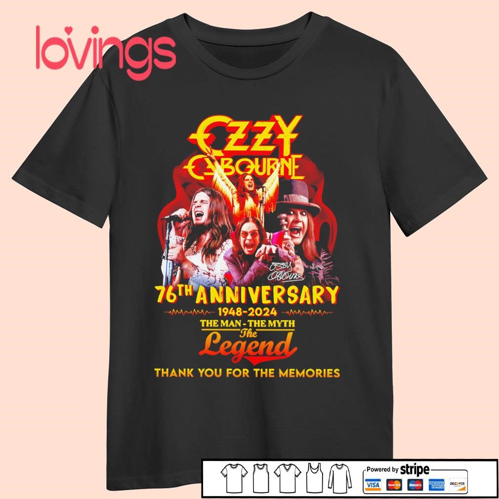 Ozzy Osbourne 76th anniversary 1948-2024 the man the myth the