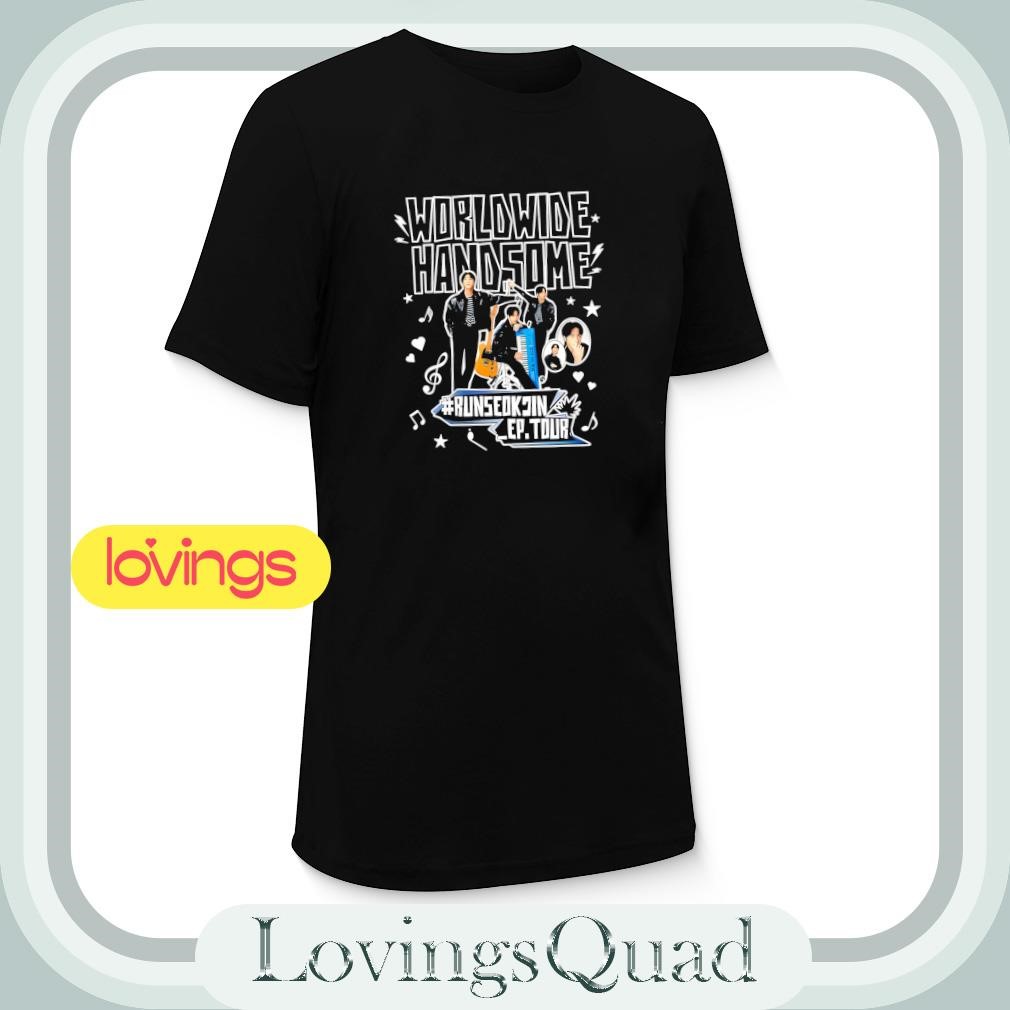 BTS ジン RUNSEOKJIN ツアーTシャツ Jin Concert T-Shirt 2025, RunSeokJin Ep Tour, Worldwide