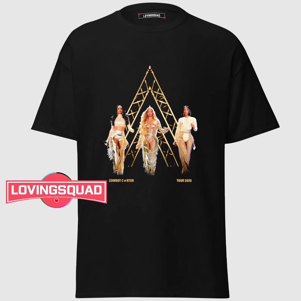 Beyonce Destiny's Child X Cowboy Carter Tour 2025 Legacy Black T