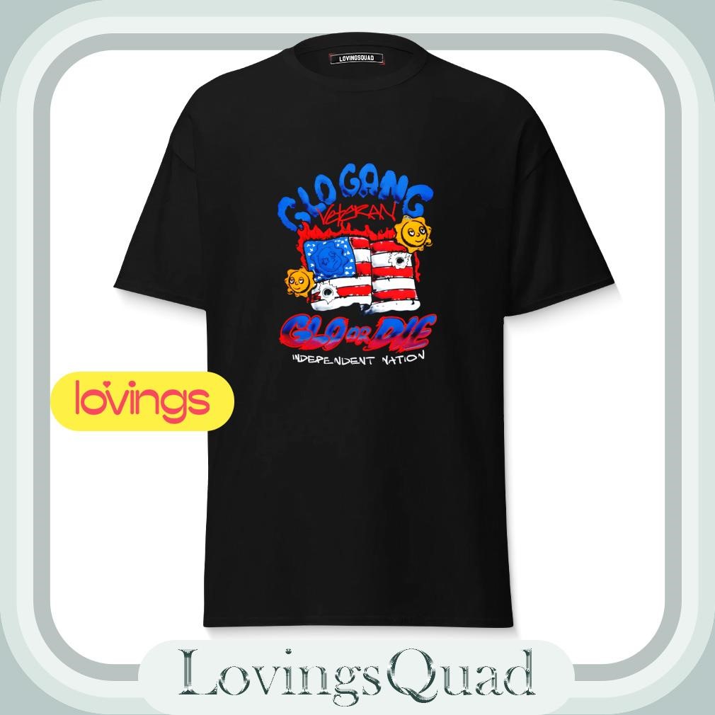 GloGang Worldwide Glo or Die Veteran shirt, merch, gear