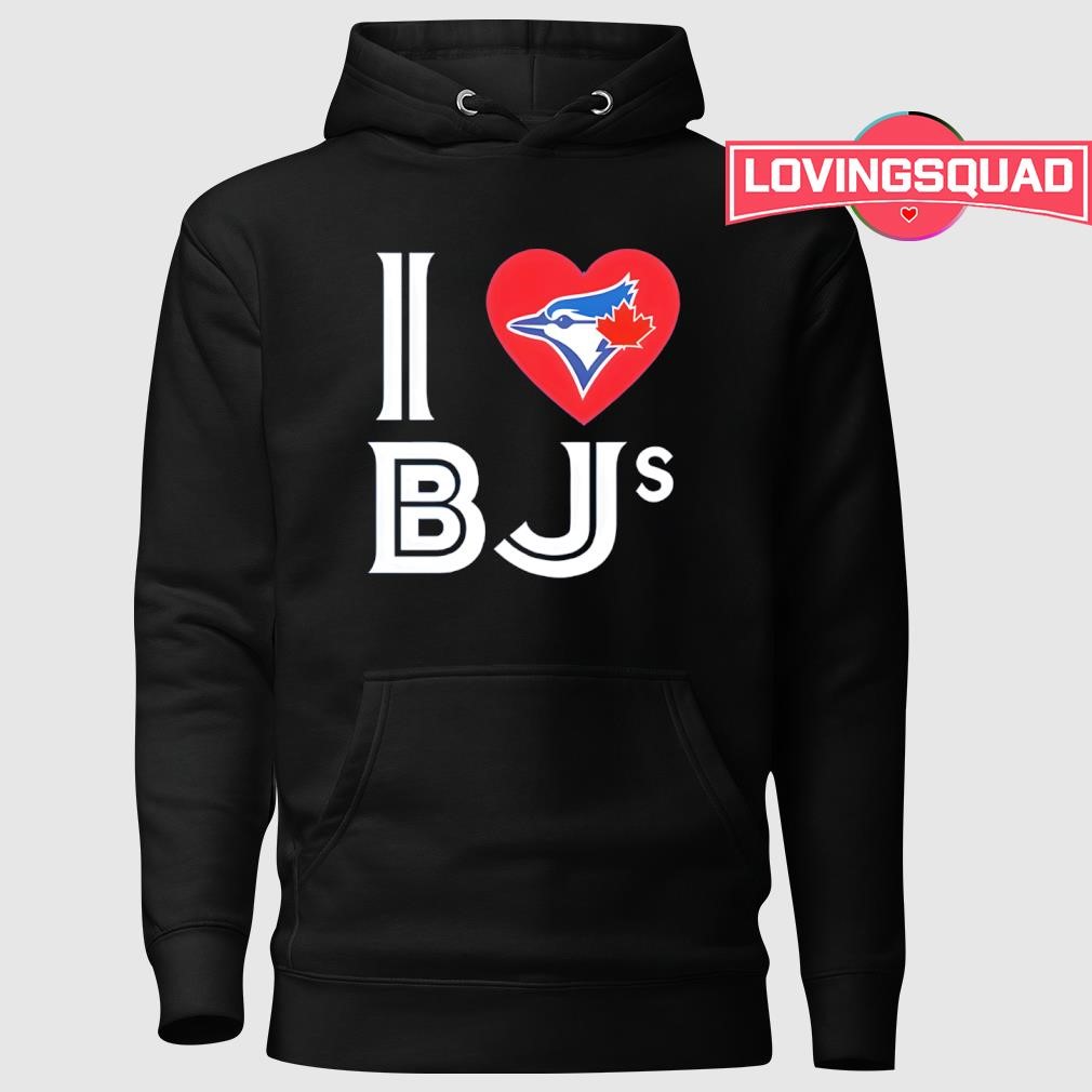 One Piece Hoodies Jay Jays I Love B J Toronto Blue Jays Shirt