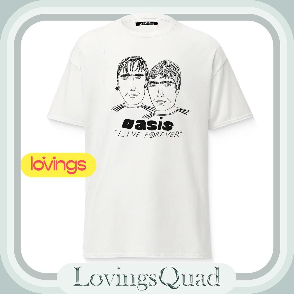 Oasis - Live Forever T-Shirt. Oasis.