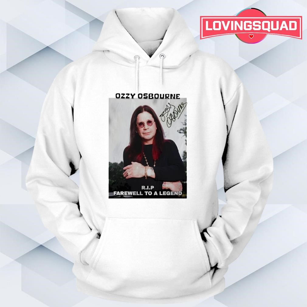 ｒｉｐページ Ozzy Osbourne Rip Farewell To A Legend signature shirt, merch