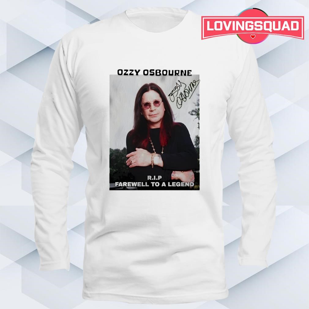 Ozzy Osbourne Rip Farewell To A Legend signature shirt, merch