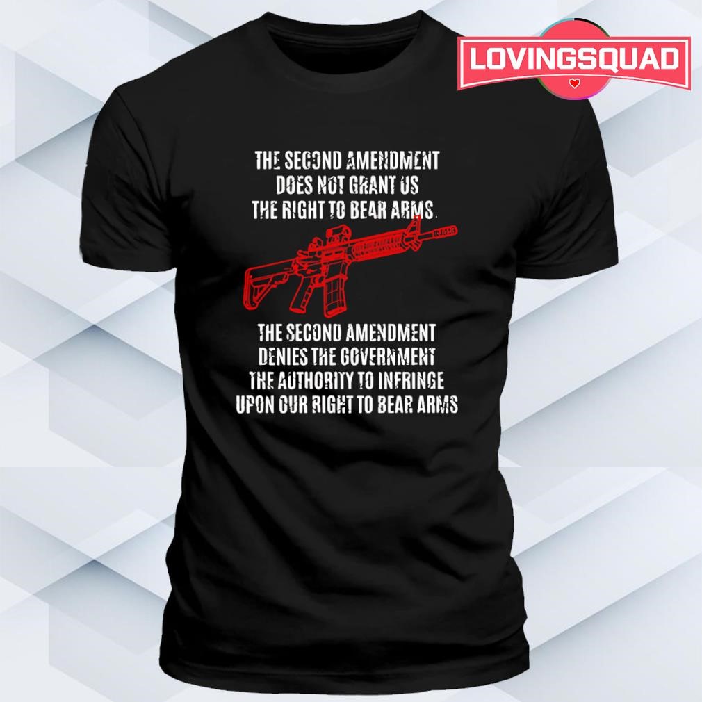 Conservative Shirt I Plead The 2nd Funny AR-15 T-Shirt 2nd Amendment Shirt  Grunt Style, image size:1010x1010