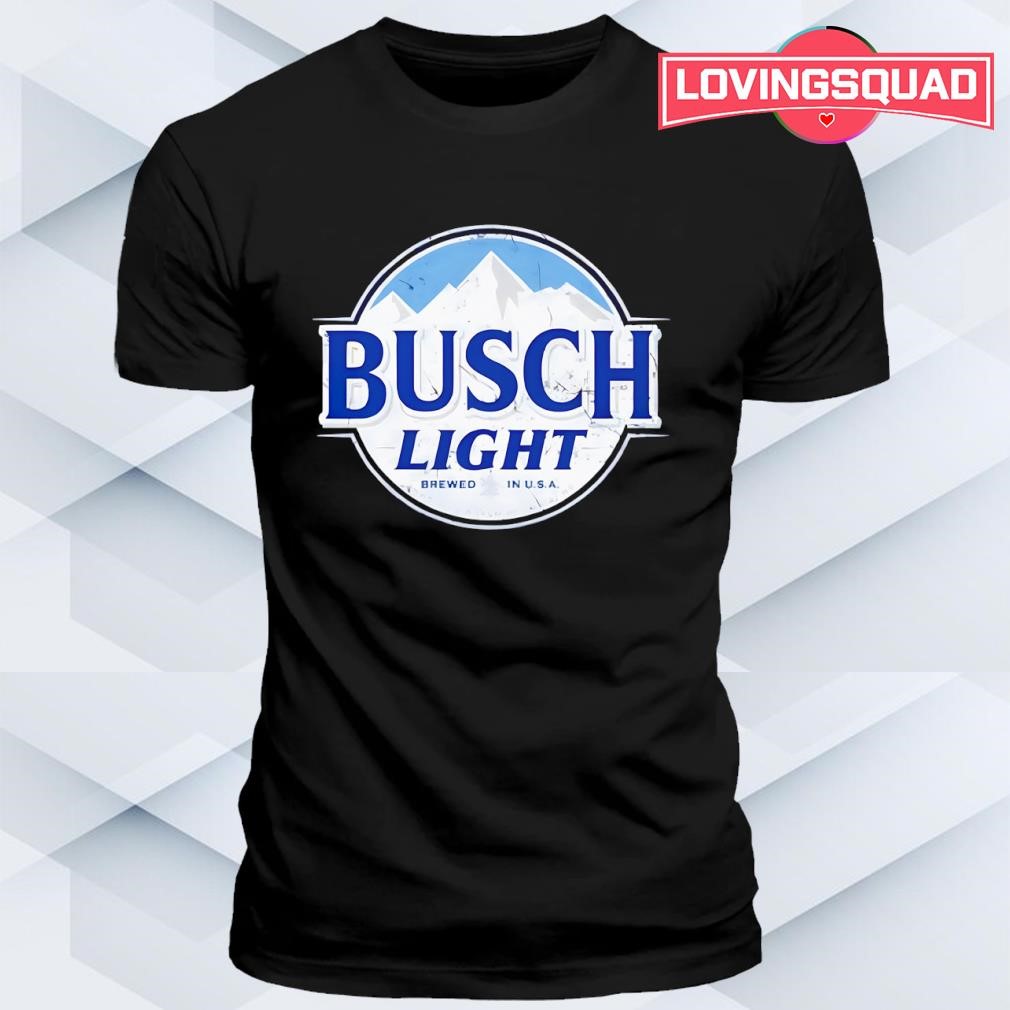Busch Light logo Brewed in USA shirt, merch, gear \u0026 apparel, image size:1010x1010