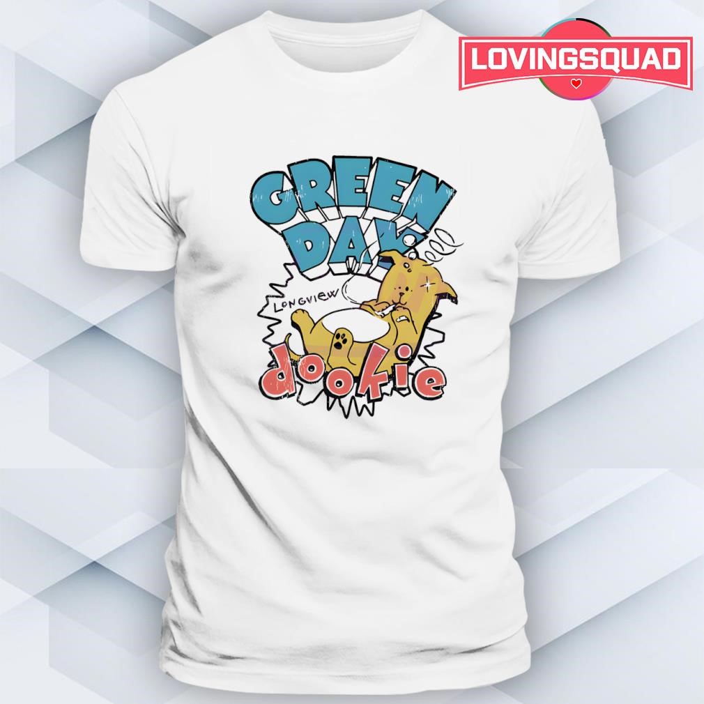 Green Day Dookie Longview Cartoon Album Art Punk Rock shirt, merch