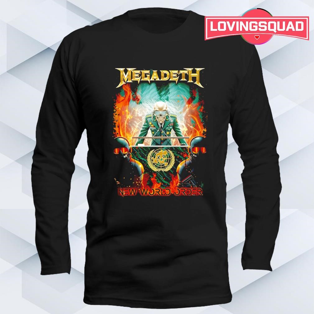MEGADETH NEW WORLD ORDER Tシャツ85→78 メガデス・MEGADETH・NEW WORLD ORDER Tシャツ・バンドTシャツ