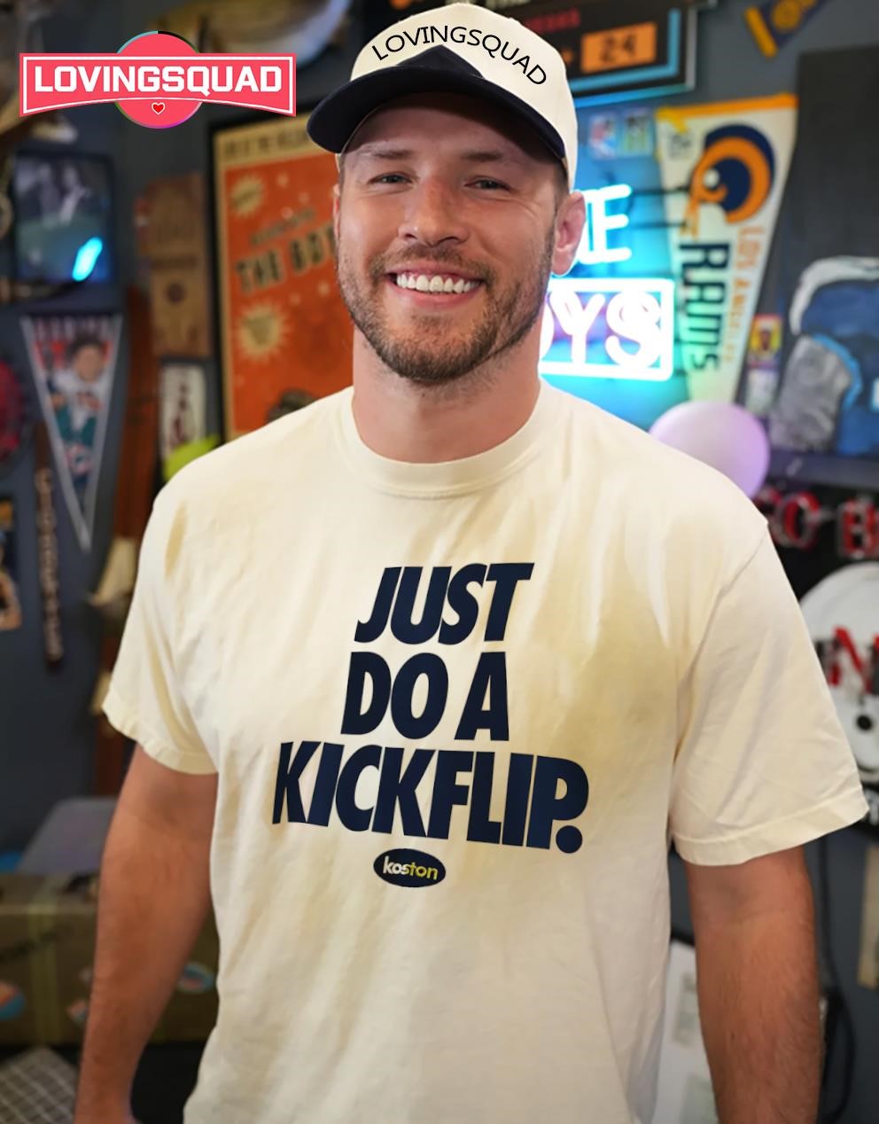 Eric Koston Just Do a Kickflip logo shirt, merch, gear & apparel