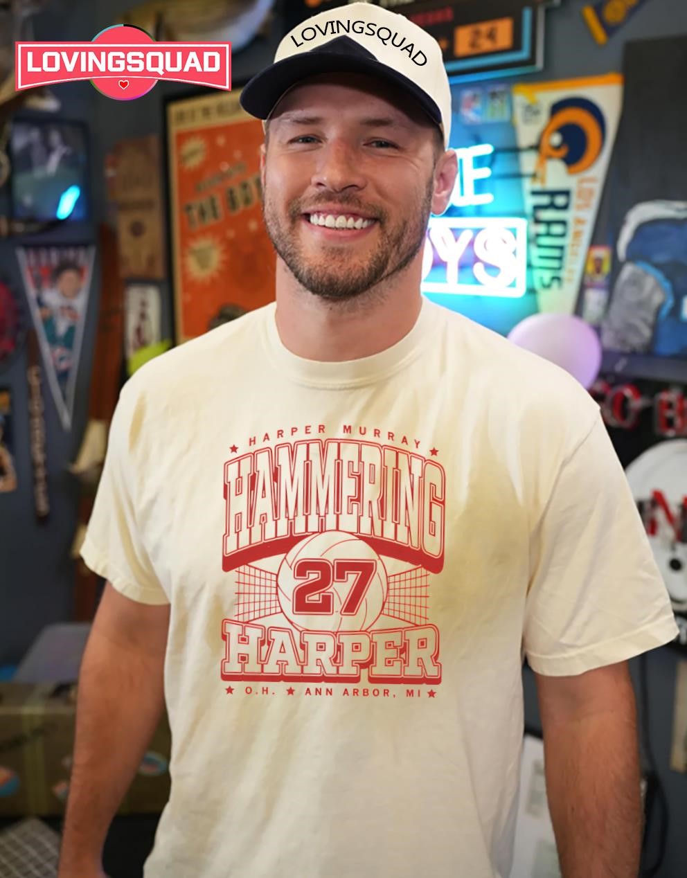 Harper Murray Hammering Harper 27 shirt, merch, gear & apparel
