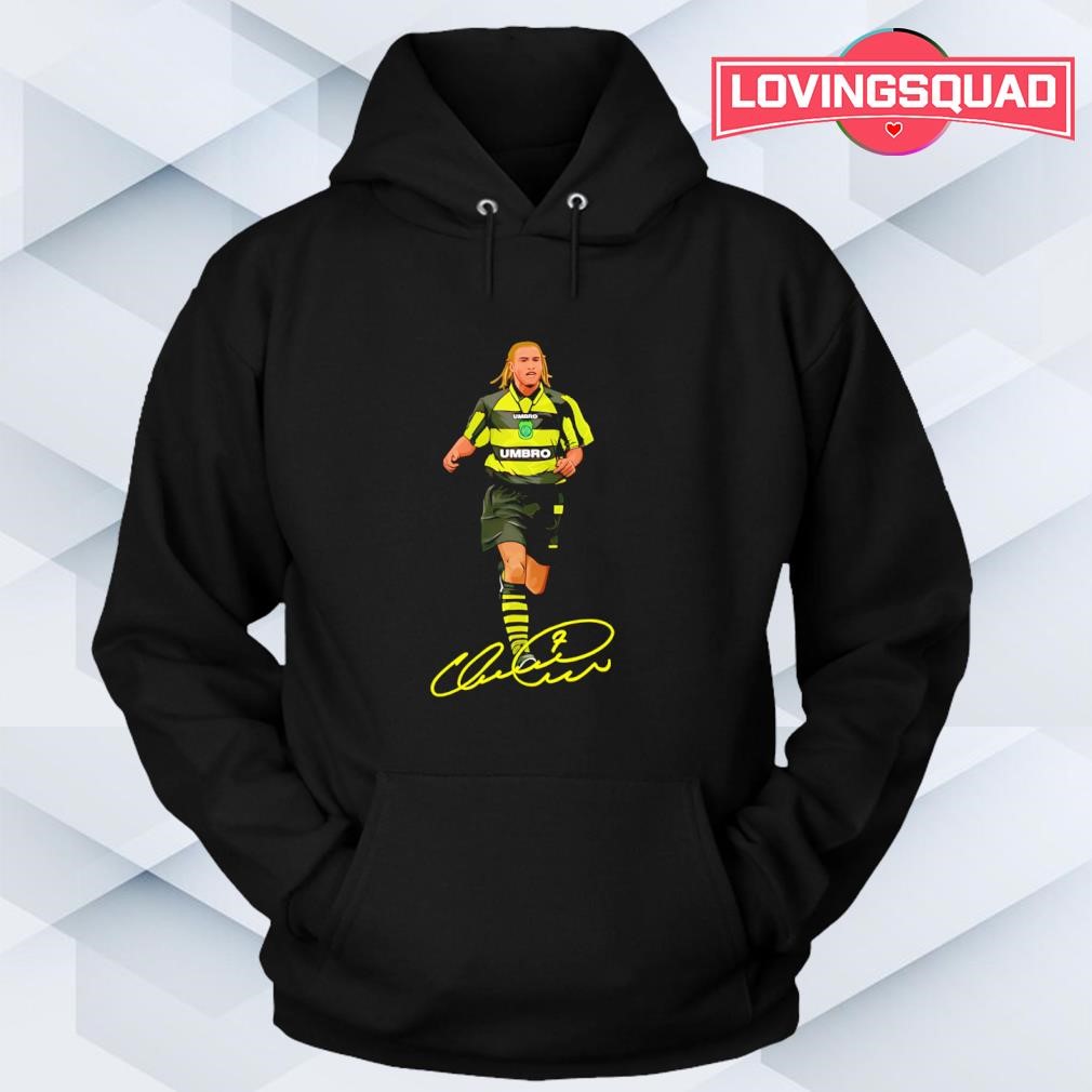 Henrik Larsson Celtic FC umbro signature shirt, merch, gear & apparel