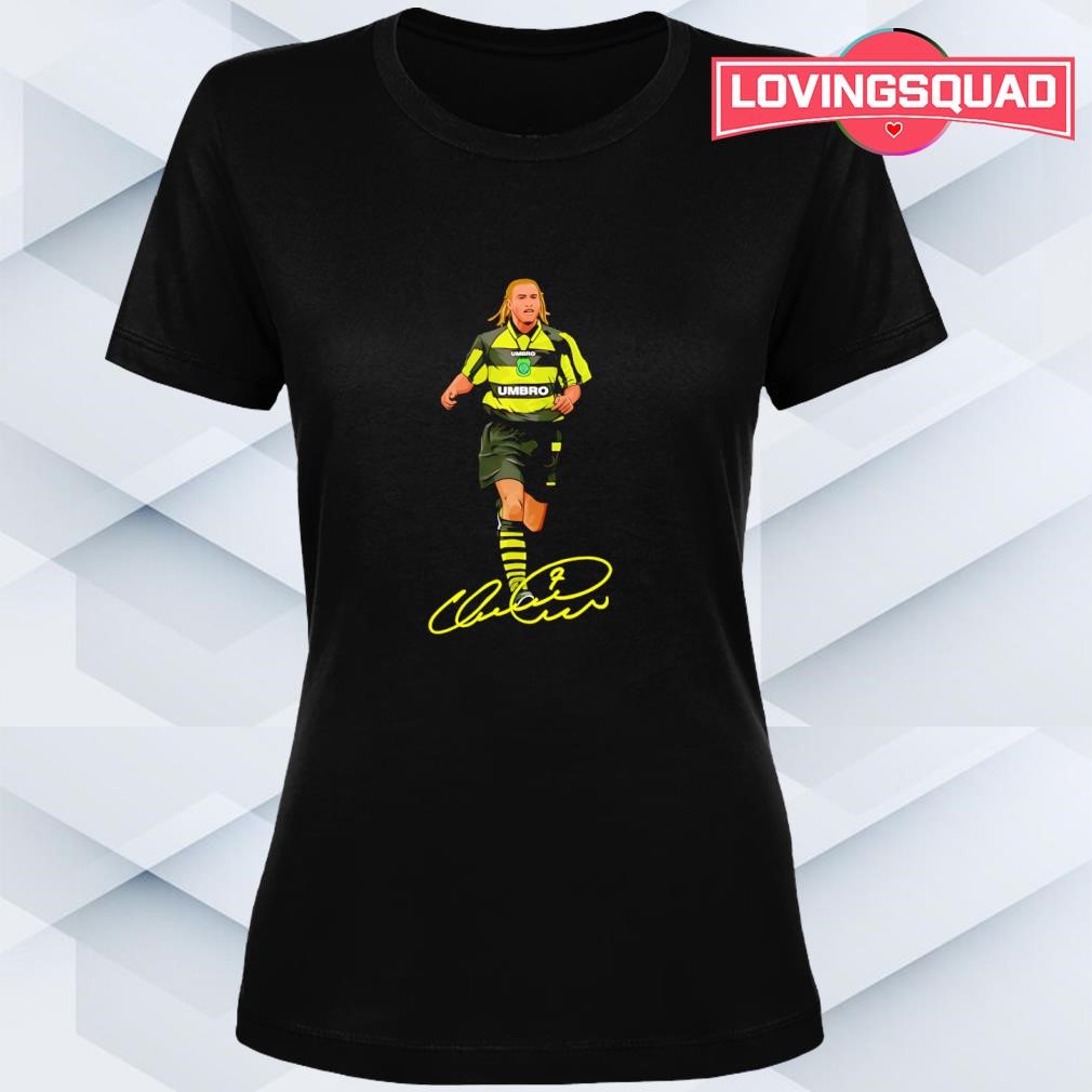 Henrik Larsson Celtic FC umbro signature shirt, merch, gear & apparel