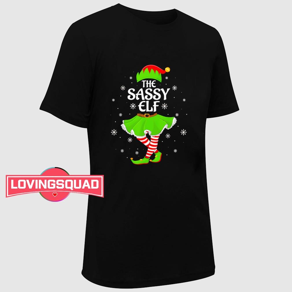 Sassy Elf Matching Family Elf Squad Christmas shirt, merch, gear