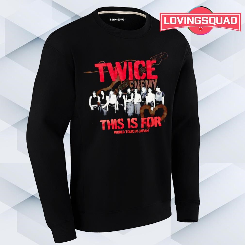Twice this is for world tour in Japan shirt, merch, gear