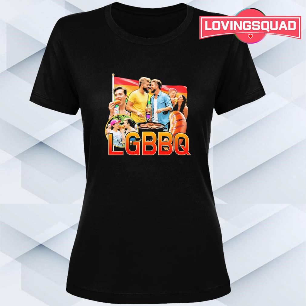LGBT flag vintage LGBBQ graphic shirt, merch, gear & apparel