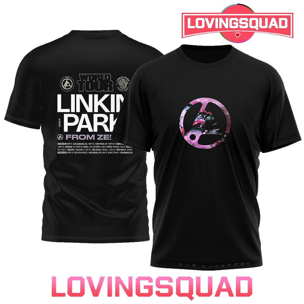 Linkin Park From Zero World Tour 2024 2025 logo shirt, merch