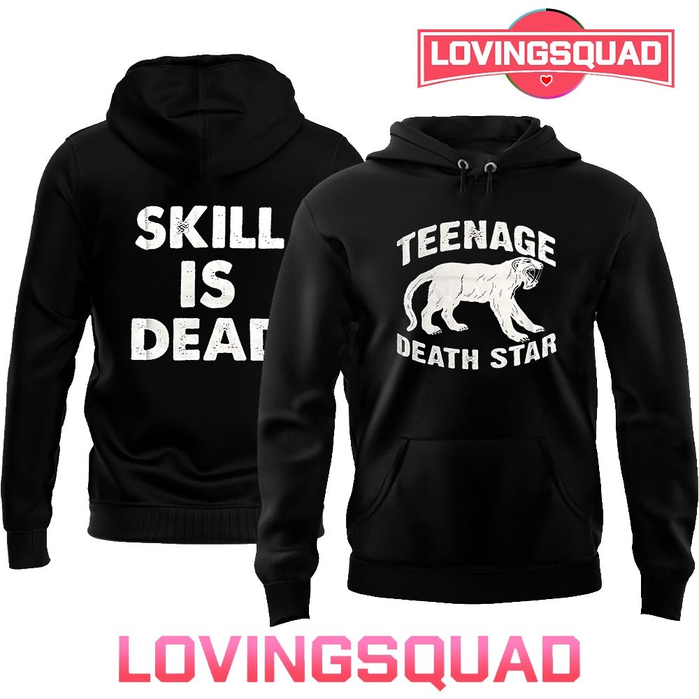 Teenage Death Star skill is dead Double-Sided T-Shirt, merch, gear