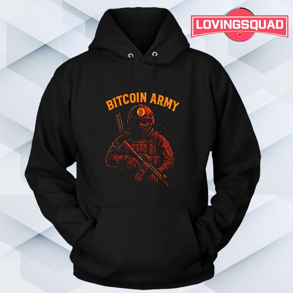 Bitcoin Army operator graphic shirt, merch, gear & apparel