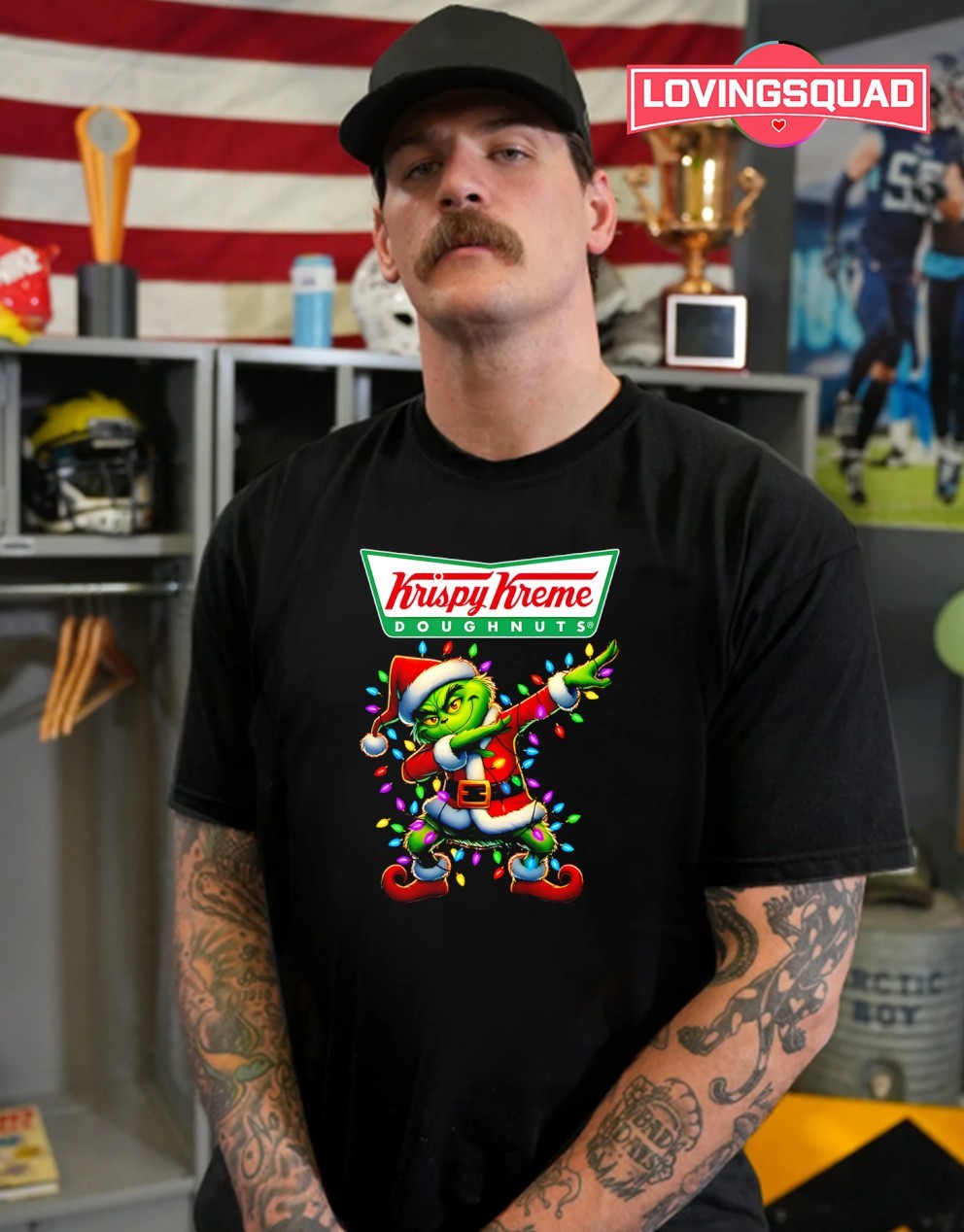 Chase Authentics Gray Gaulding #20 Krispy Kreme Youth Girls Tween T-Shirt -  Pink, image size:992x1268