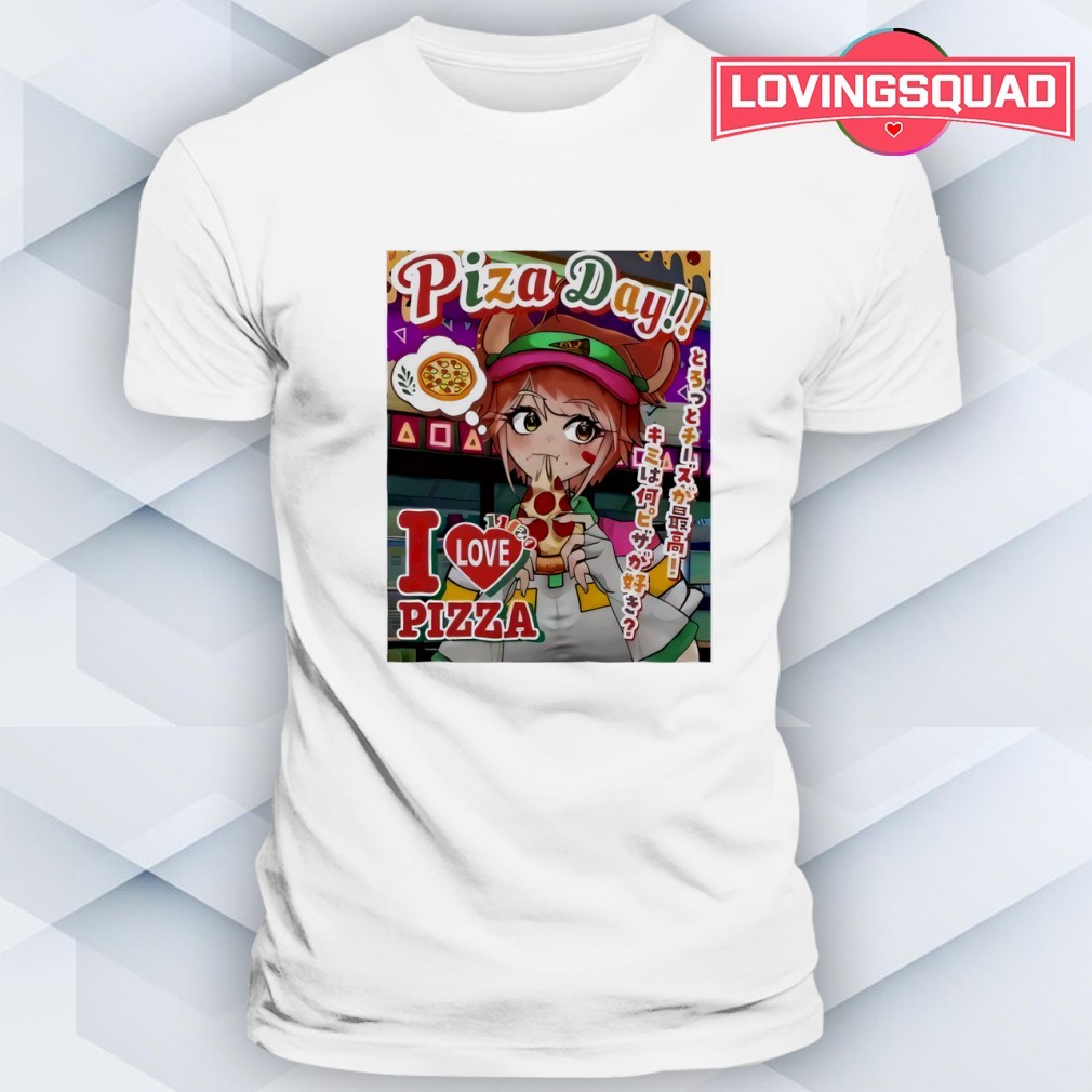 I Love Pizza Bitcoin Pizza Day Anime Laszlo Hanyecz Shity Shirt, merch,  gear & apparel