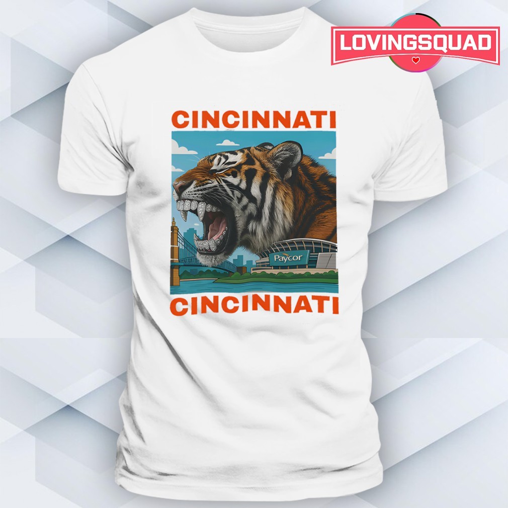 Iced Out Grillz Cincinnati Tiger Shirt, merch, gear & apparel