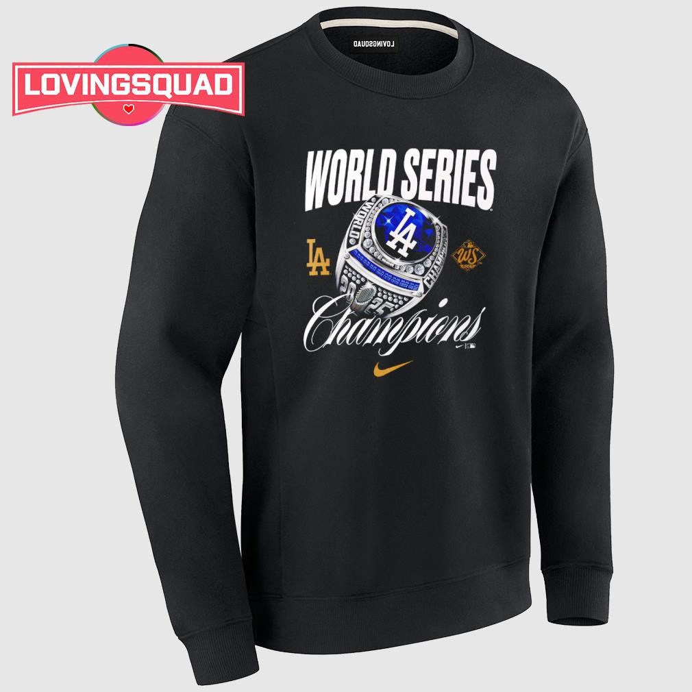 Los Angeles Dodgers Nike 2025 World Series Champions Ring shirt