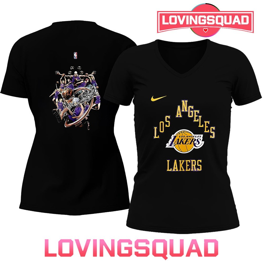 Los Angeles Lakers x One Piece Anime graphic shirt, merch, gear