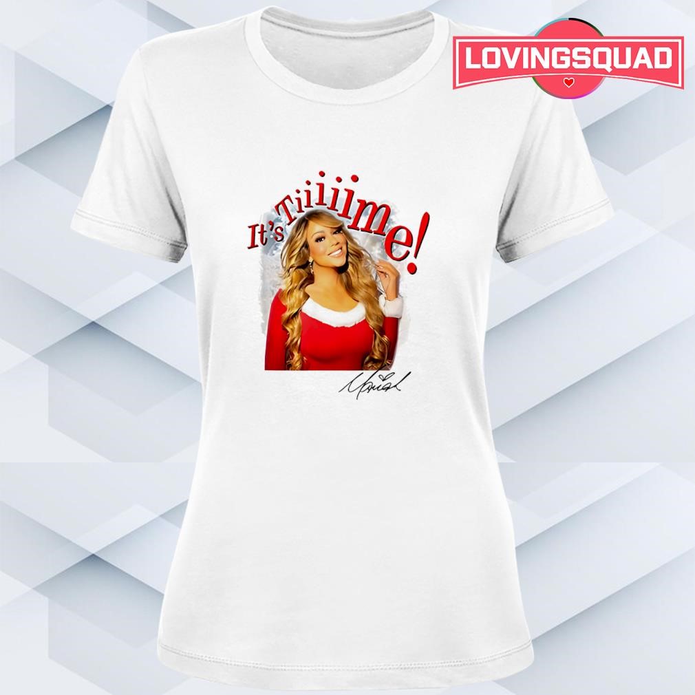 Mariah Carey Xmas 2025 it's time signature shirt, merch, gear