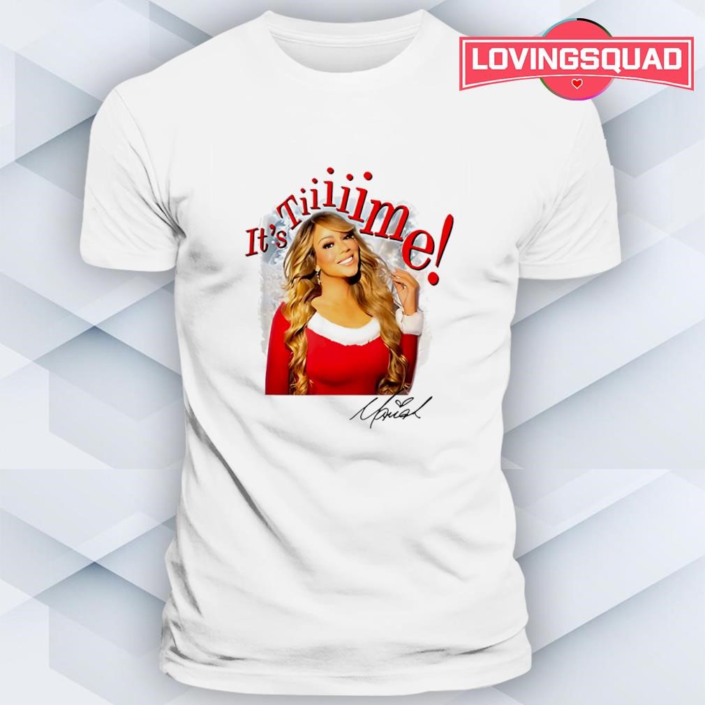 Mariah Carey Xmas 2025 it's time signature shirt, merch, gear