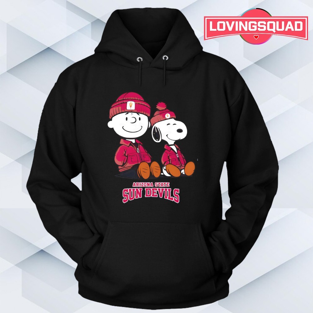 Arizona State Sun Devils x Snoopy and Charlie Brown shirt, merch