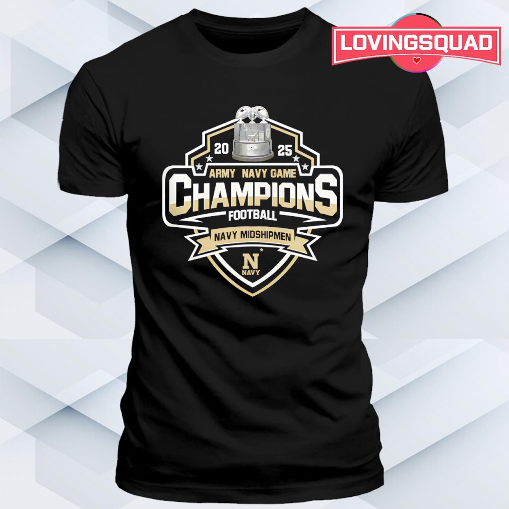 Army Navy Game Navy Midshipmen football Champions 2025 shirt, merch, gear \u0026  apparel, image size:1010x1010