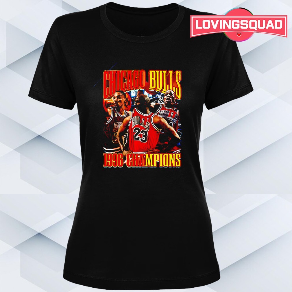 Chicago Bulls 1996 Champions Nba Vintage Graphic shirt, merch