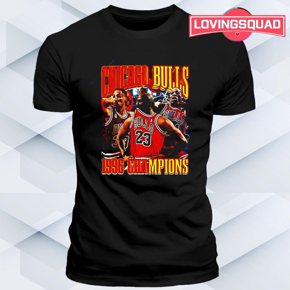 Chicago Bulls 1996 Champions Nba Vintage Graphic shirt, merch