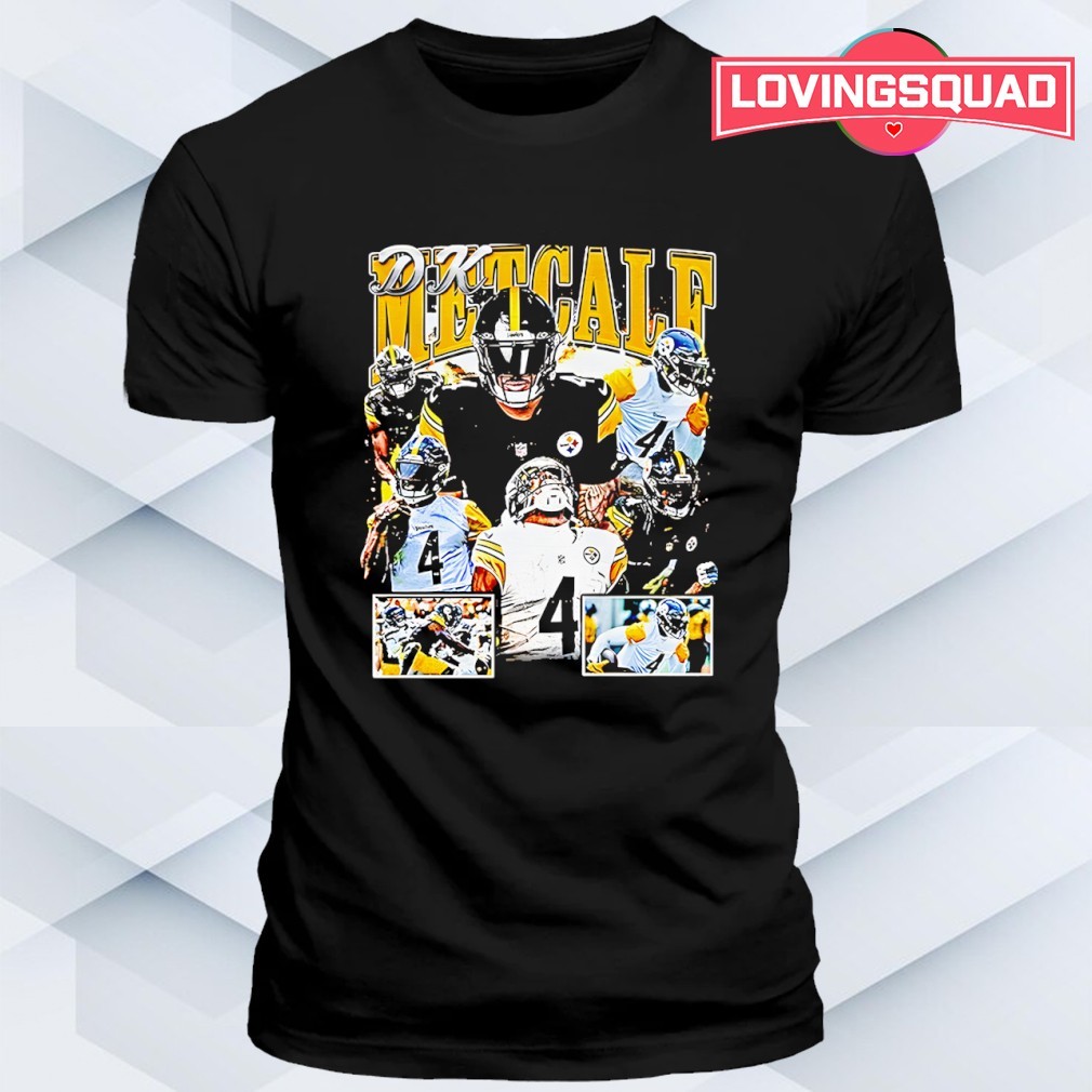 Dk Metcalf 4 Pittsburgh Steelers NFL football graphic shirt, merch