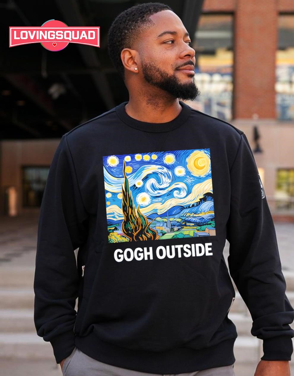 Gogh Outside Starry Starry Night Vincent Van Gogh shirt, merch